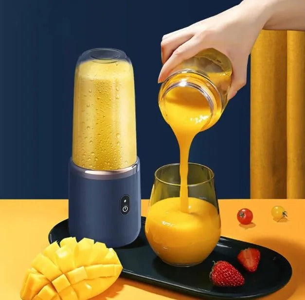 Multi-Function Small Portable Juicer – Wireless Personal Smoothie Blender & Fruit Extractor